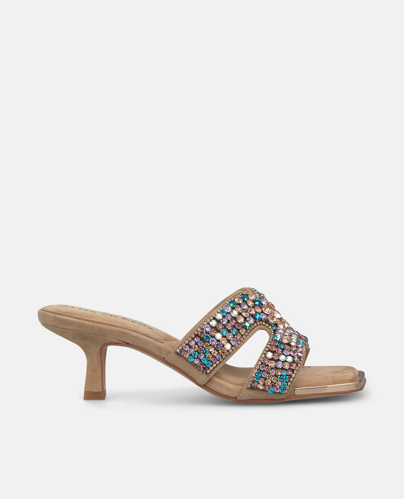 SANDALIA DOBLE TIRA PEDRERIA