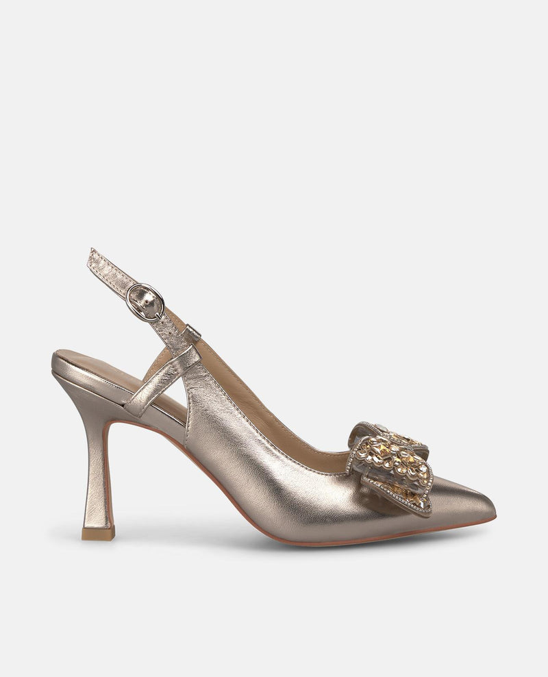 CHAUSSURE À TALON HAUT AVEC NOEUD