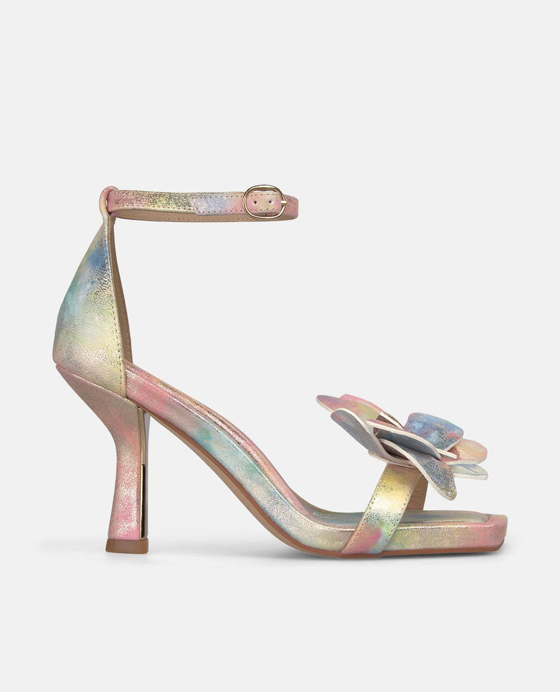 SANDALIA TACON FLOR