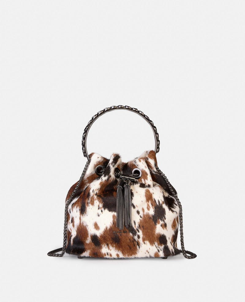 BOWLER BAG WITH PENDANT DETAIL