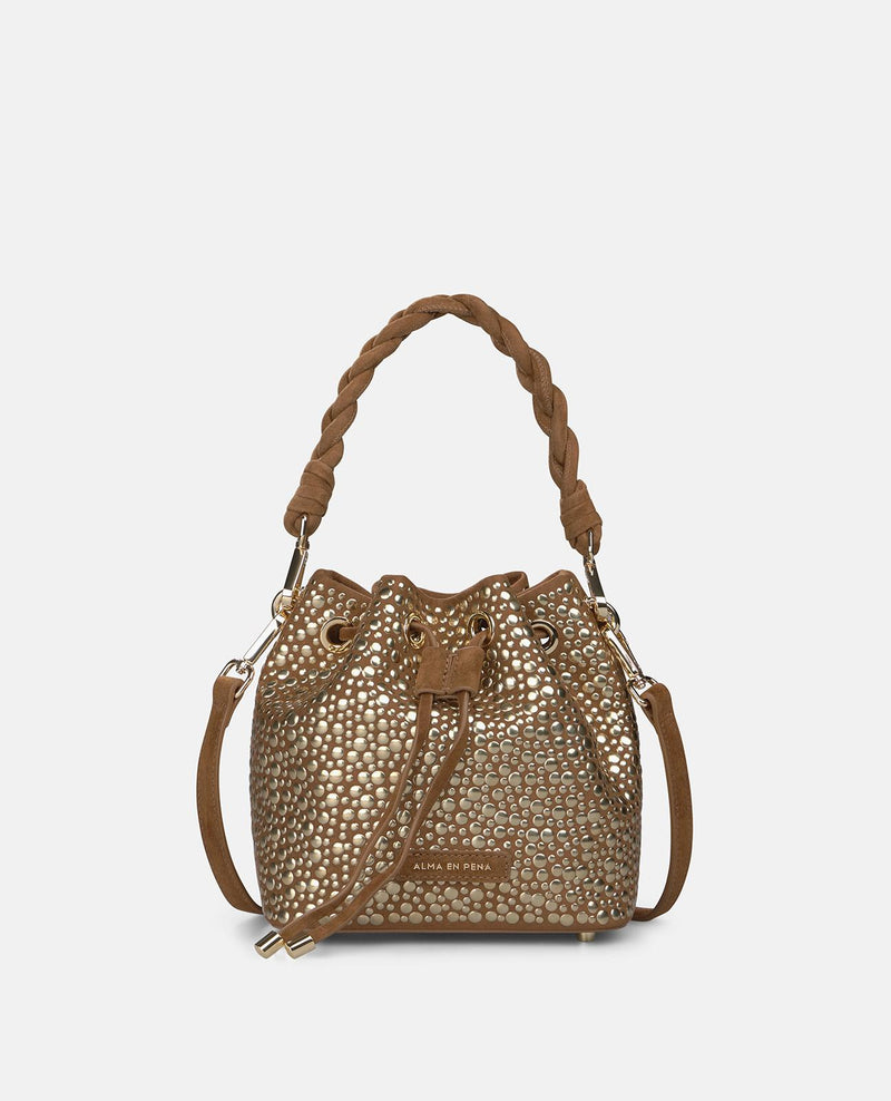 BOLSO BOMBONERA TACHUELAS METÁLICAS