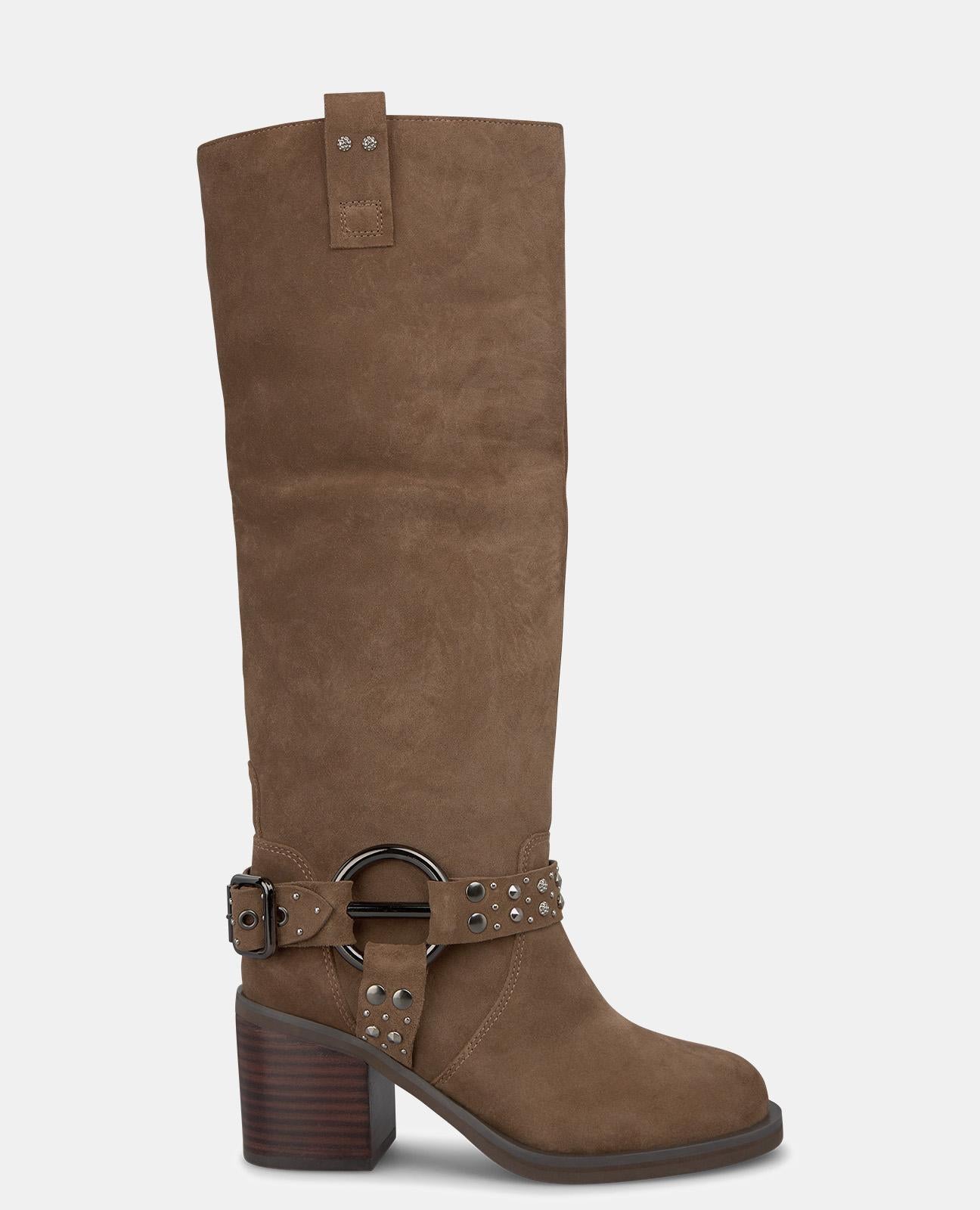 METALLIC CIRCLE HEEL BOOT