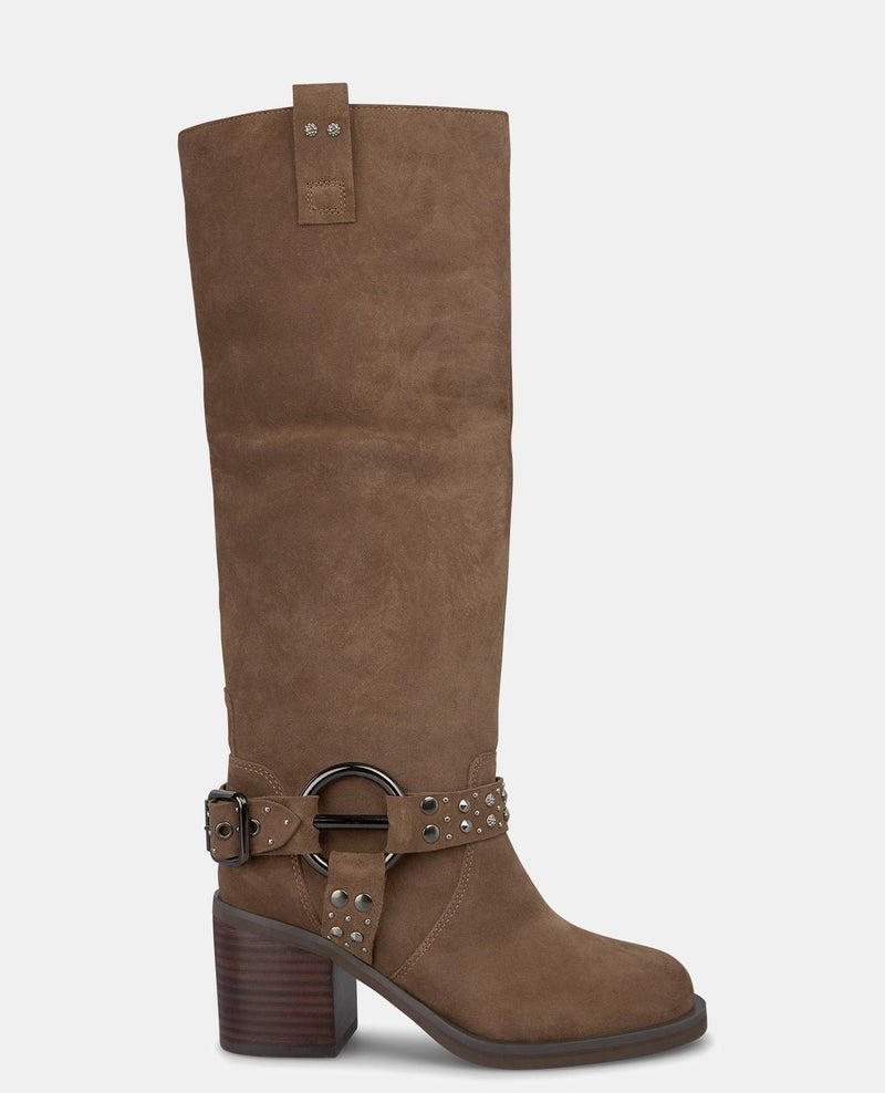 METALLIC CIRCLE HEEL BOOT