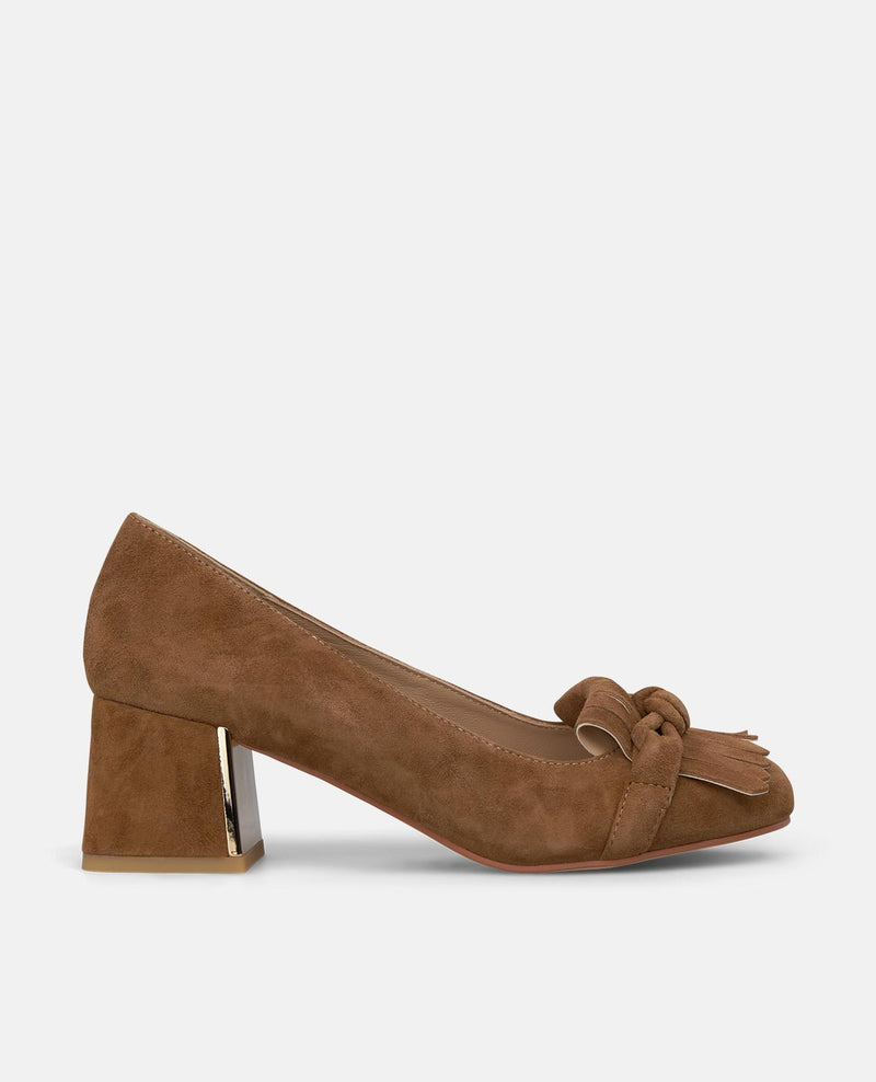 ZAPATO DE ANTE CON FLECOS