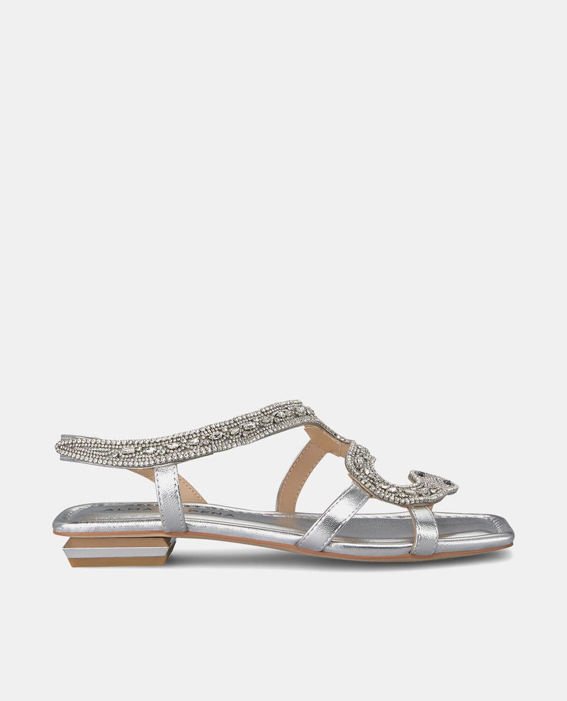 SANDALIA SERPIENTE PLANA