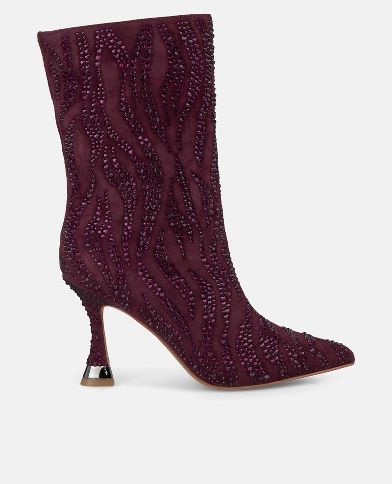 BOTTINES AVEC DÉTAILS EN STRASS