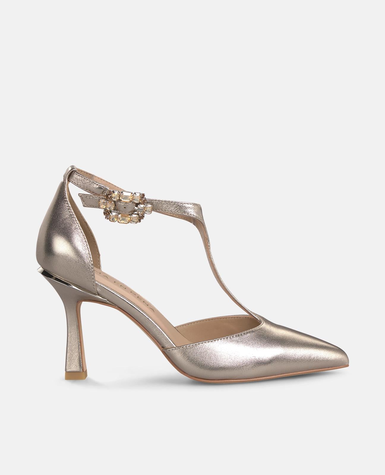 SALON CON HEBILLA DE PEDRERIA