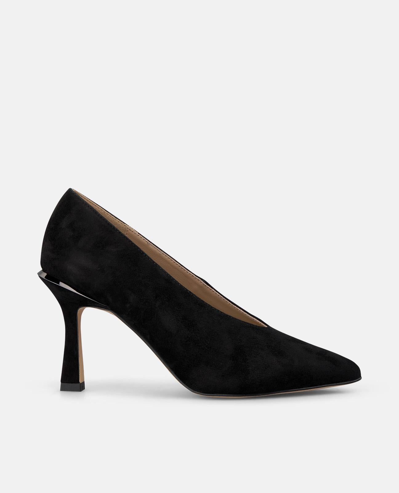 ZAPATO TACÓN DE ANTE