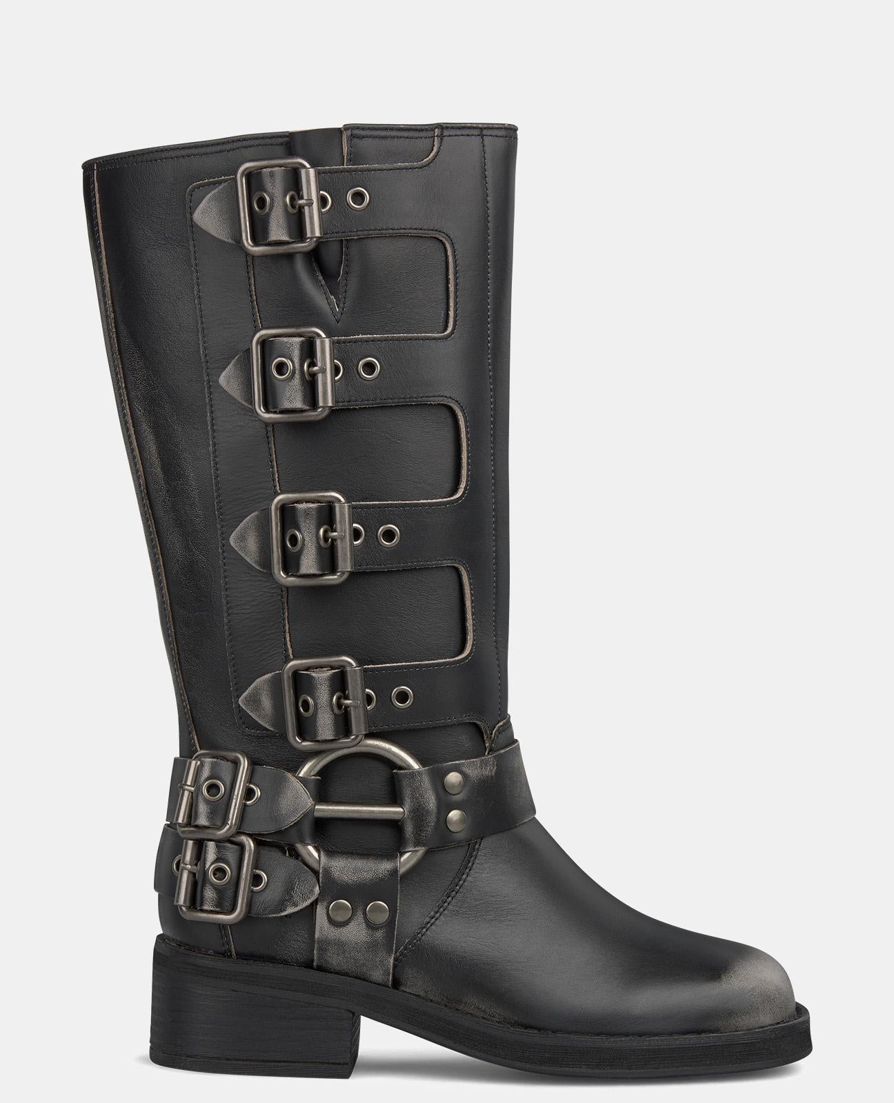 BIKER BOOT HIGH CANE