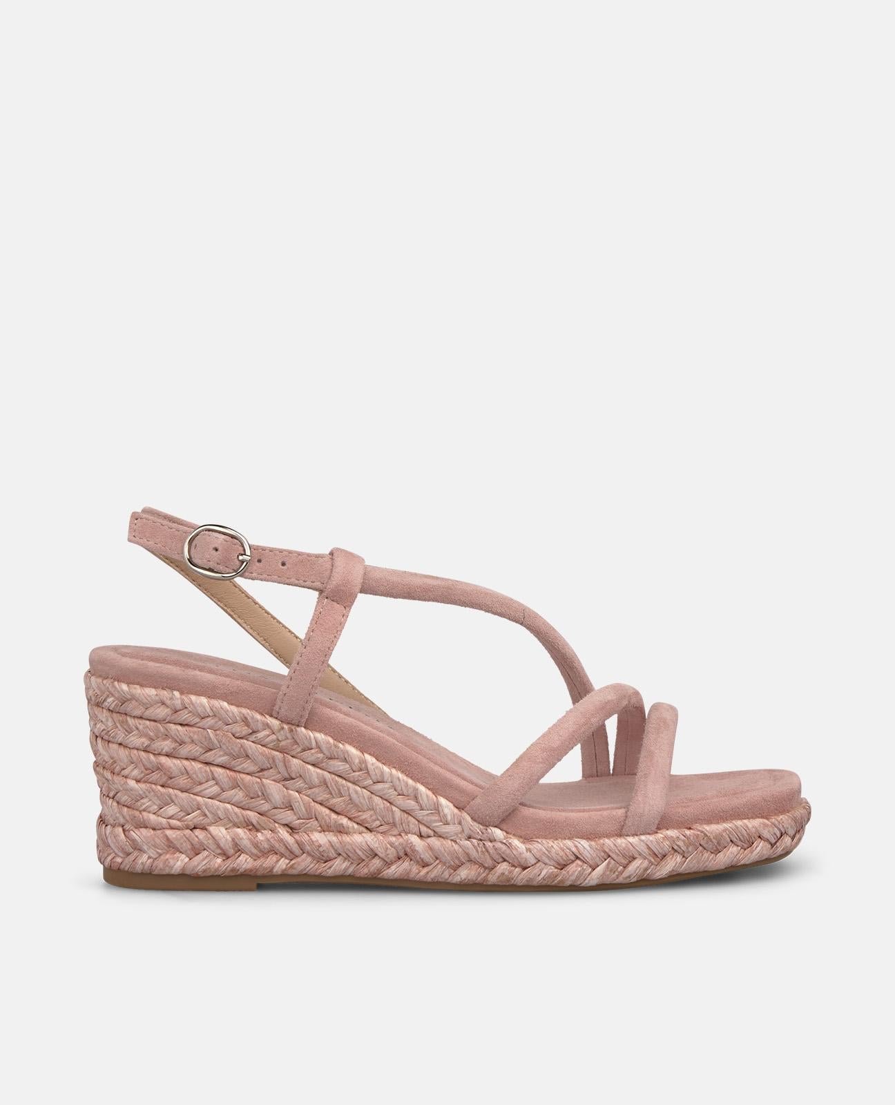 SANDALIA CUÑA TUBULAR