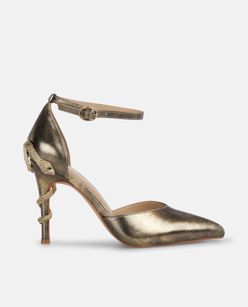 SAPATOS COM SALTO DE COBRA