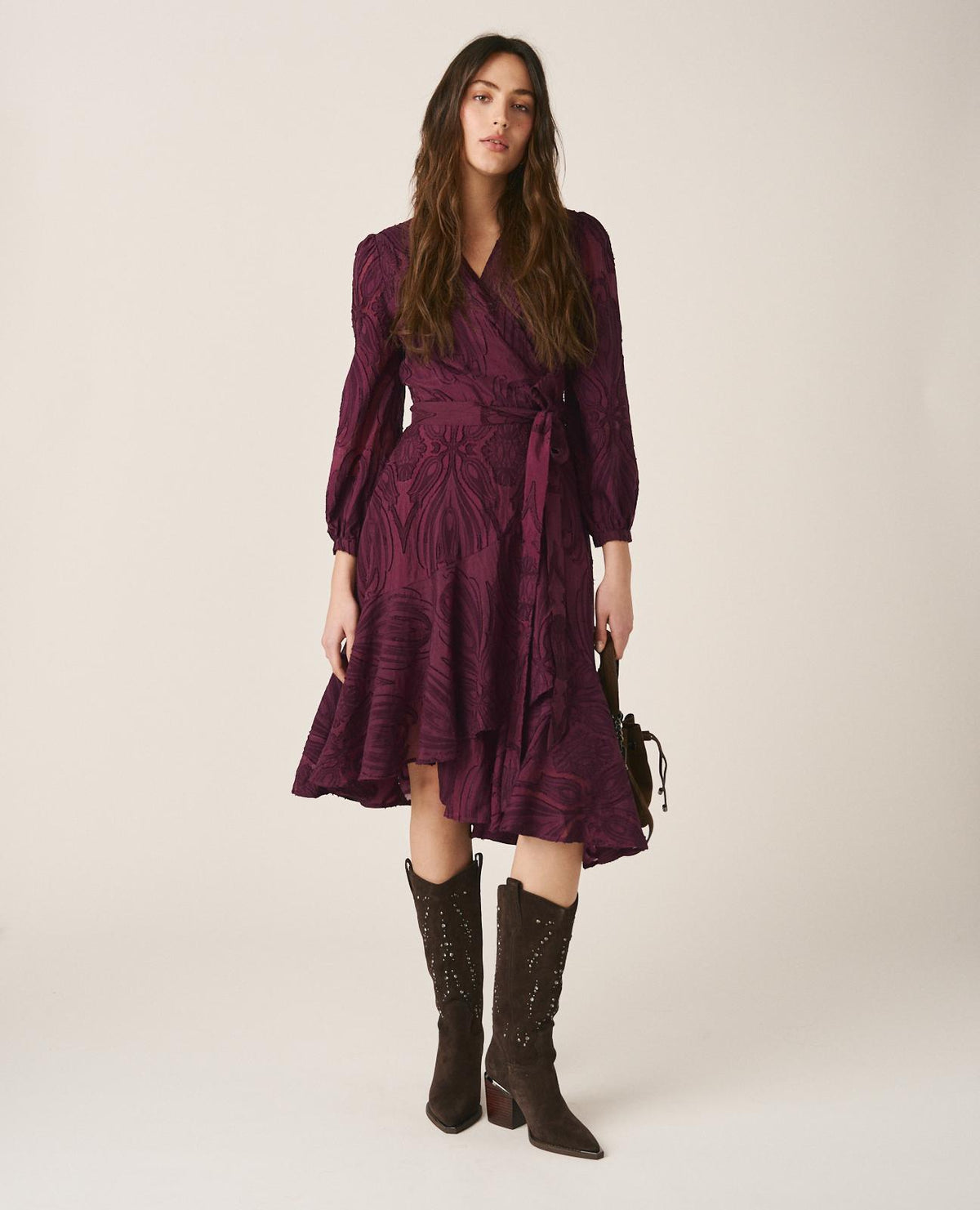VESTIDO JACQUARD