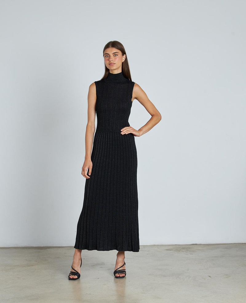 VESTIDO METALIZADO SIN MANGAS