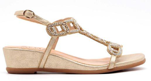 SANDAL WITH RHINESTONES