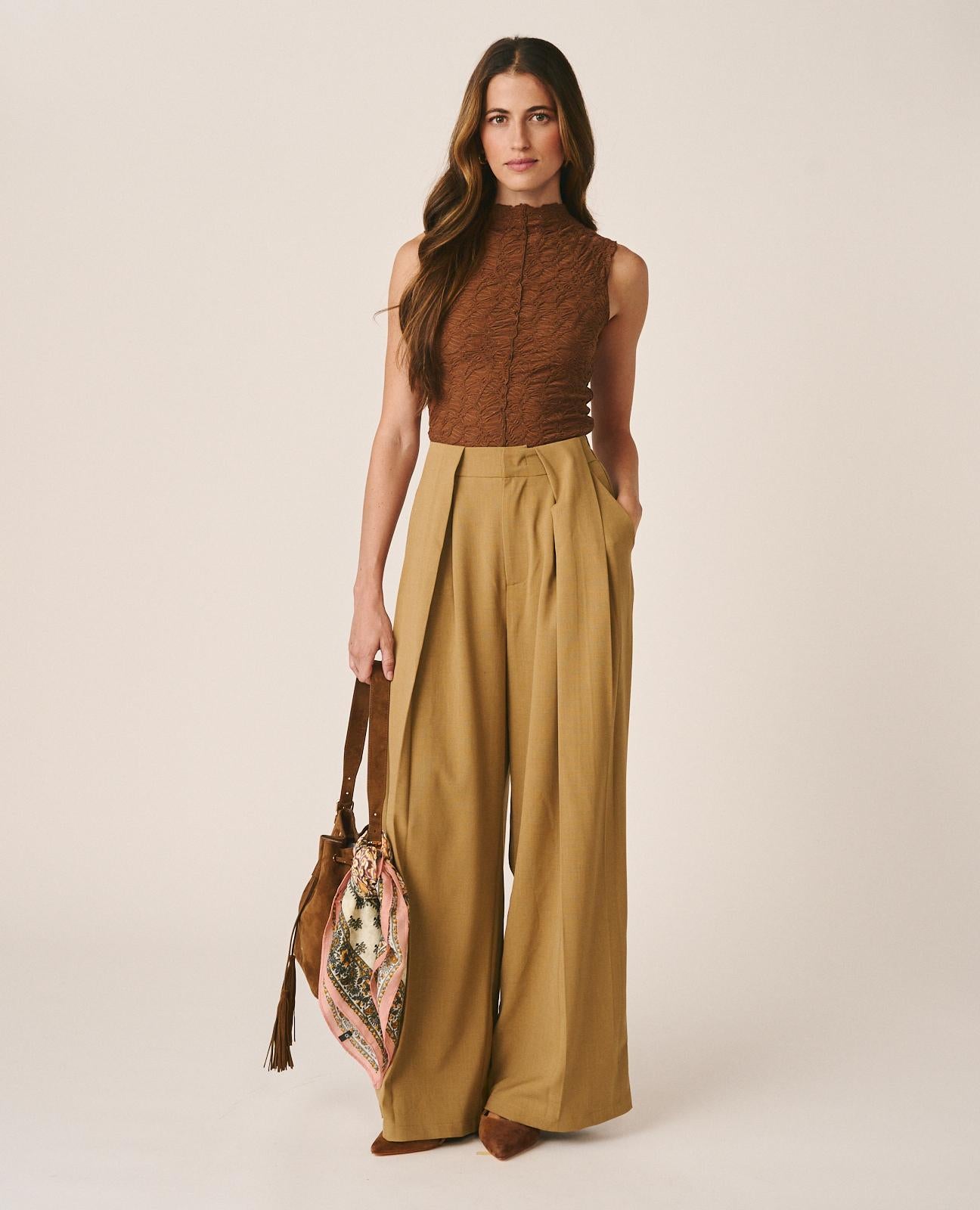 PANTALÓN SARGA WIDE LEG