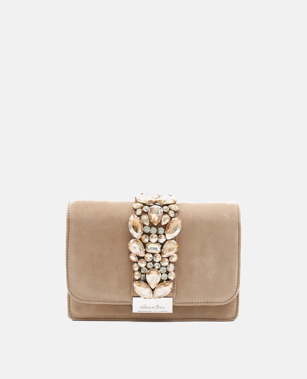 CLUTCH BAG WITH RHINESTONES