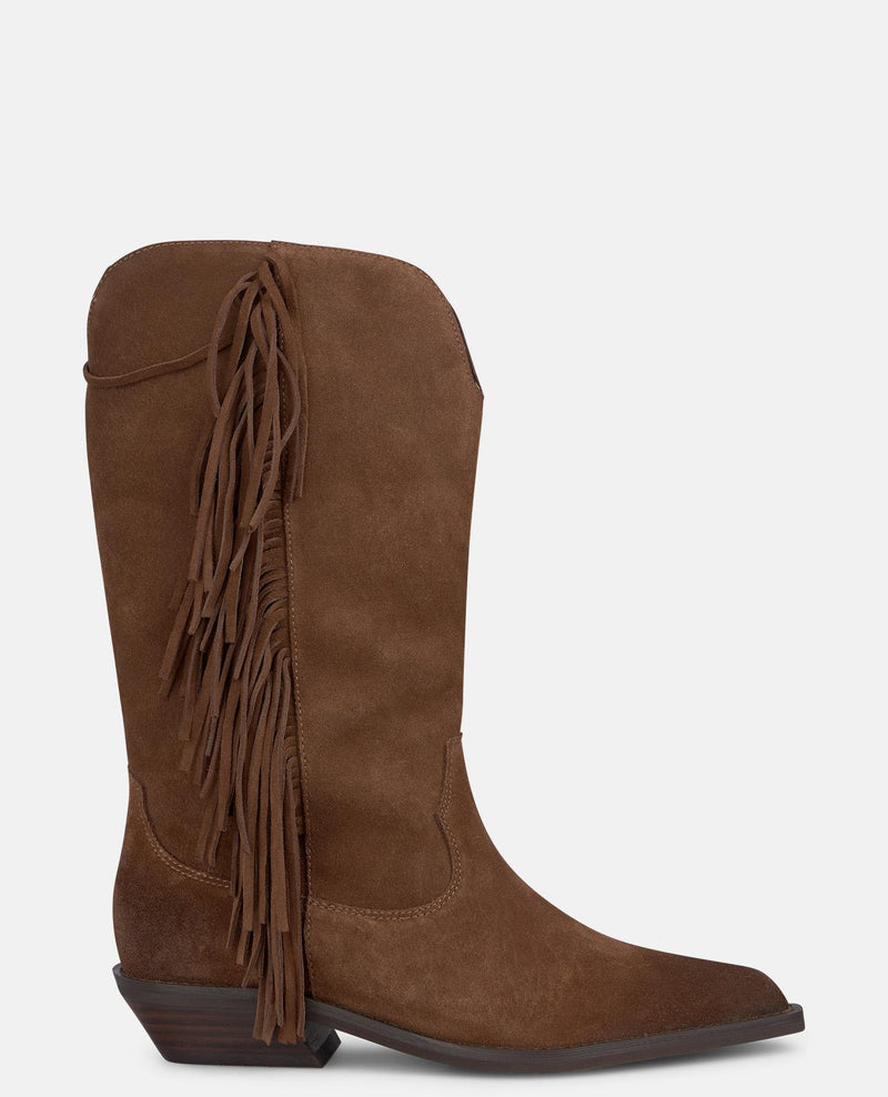 BOTA COWBOY DE ANTE CON FLECOS
