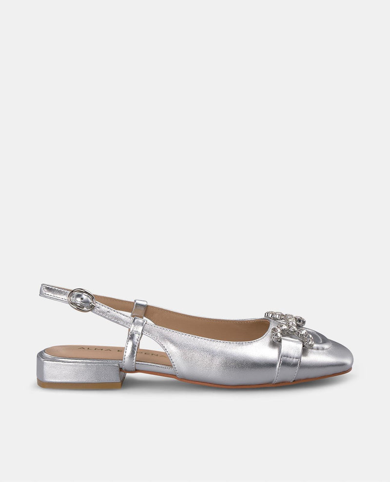 CHAUSSURE PLATE AVEC STRASS