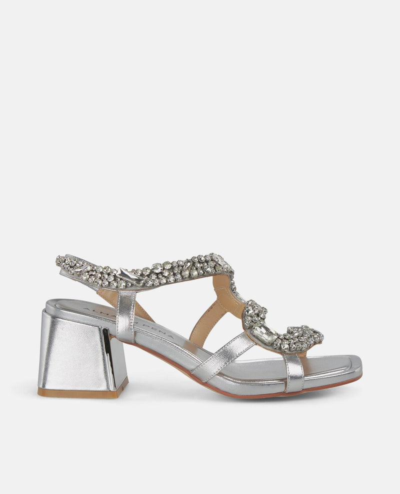SNAKE HEEL SANDAL