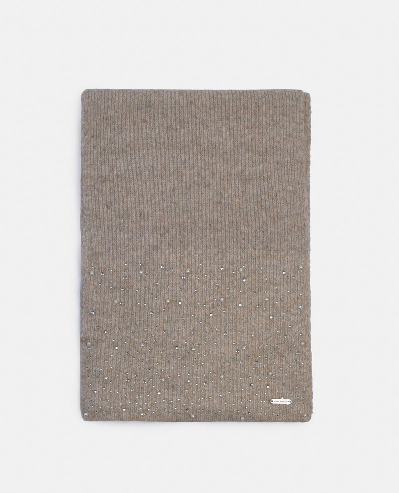 BUFANDA PUNTO CON DETALLES