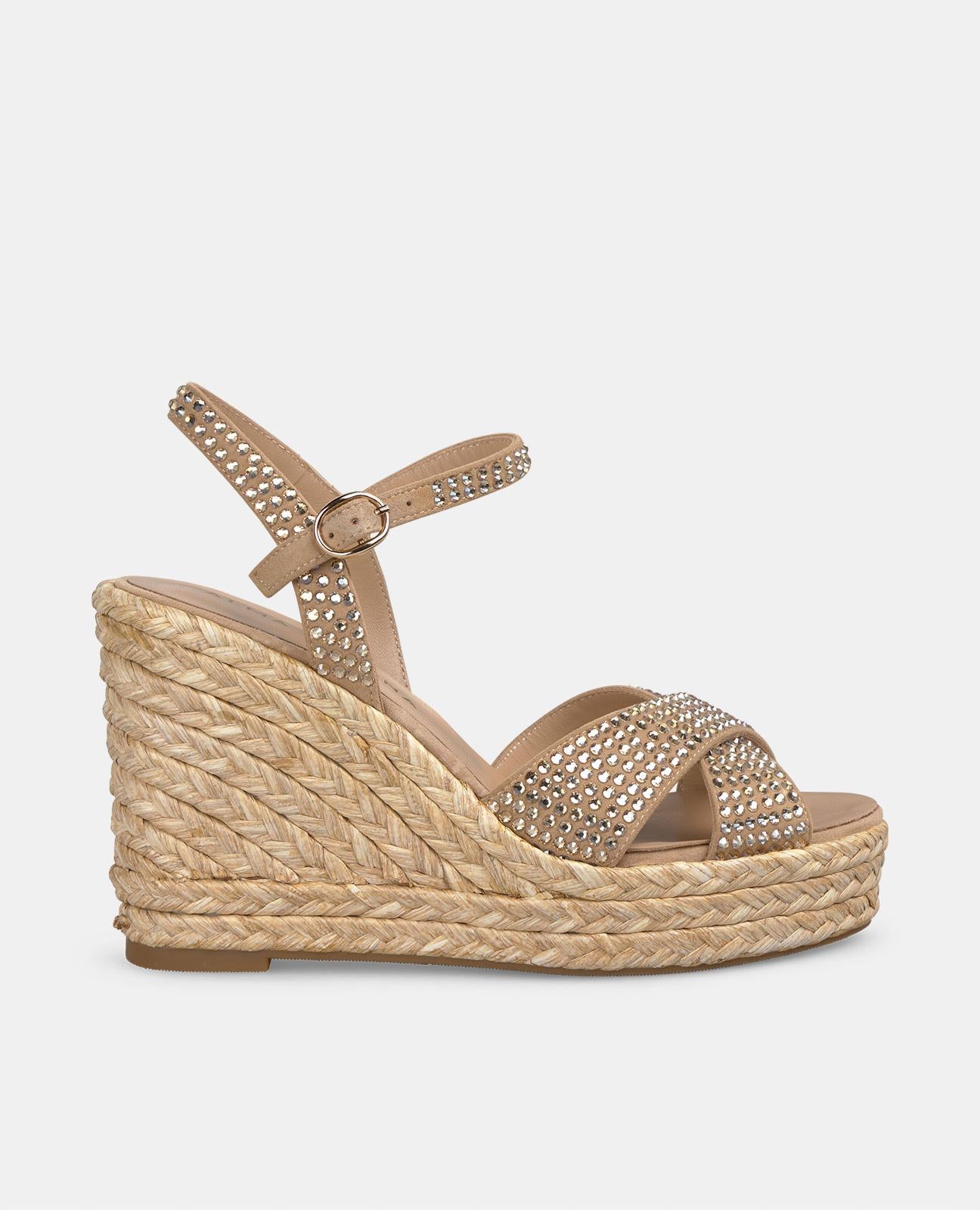 CUNHA ENTRANÇADA COM STRASS