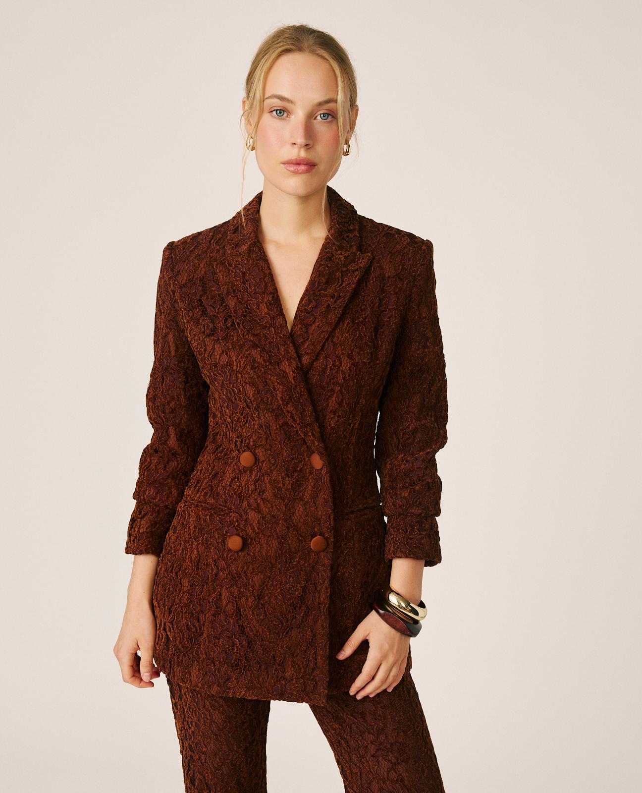 BLAZER ENCAJES TERCIOPELO