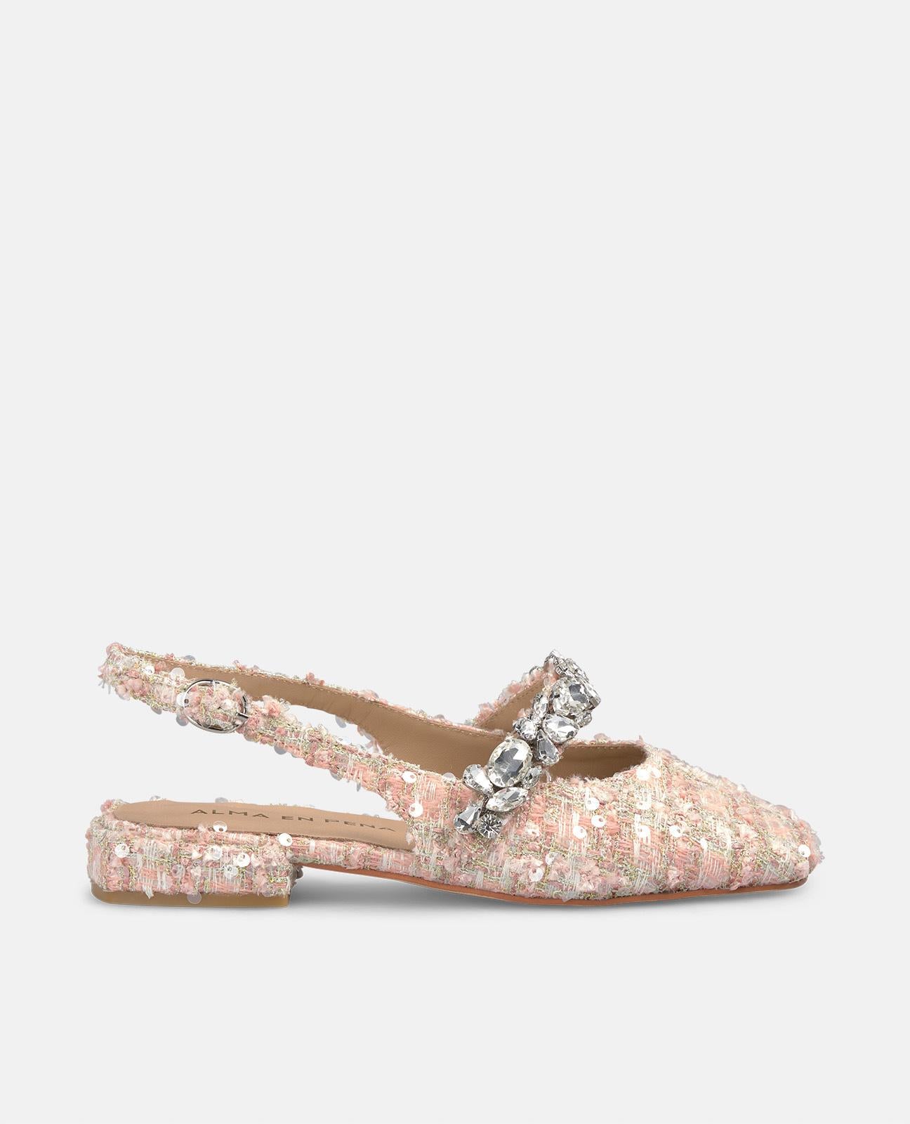 ZAPATO TIRA DE PEDRERÍA