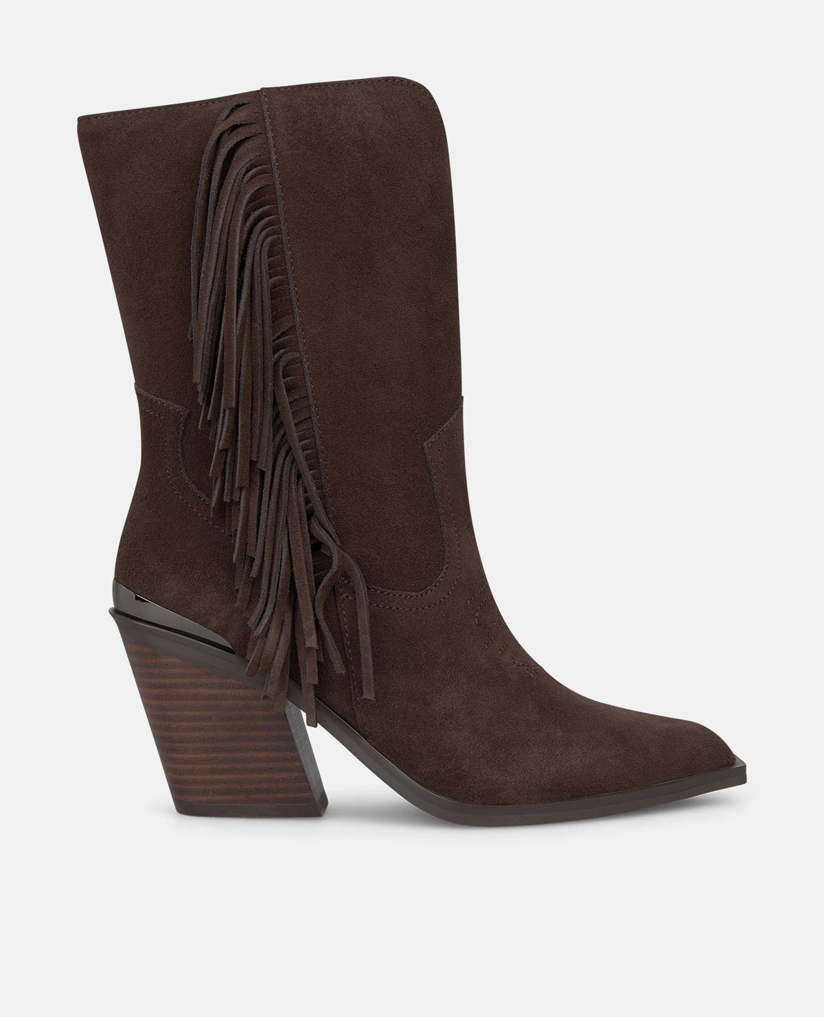 BOTA COWBOY DE PIEL CON FLECOS
