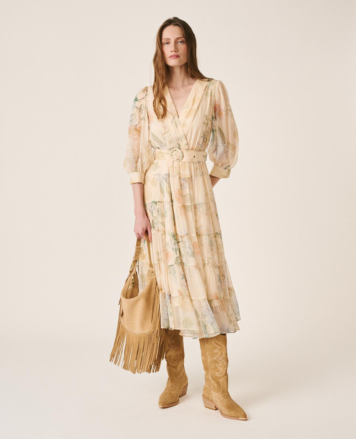 VESTIDO LARGO GASA