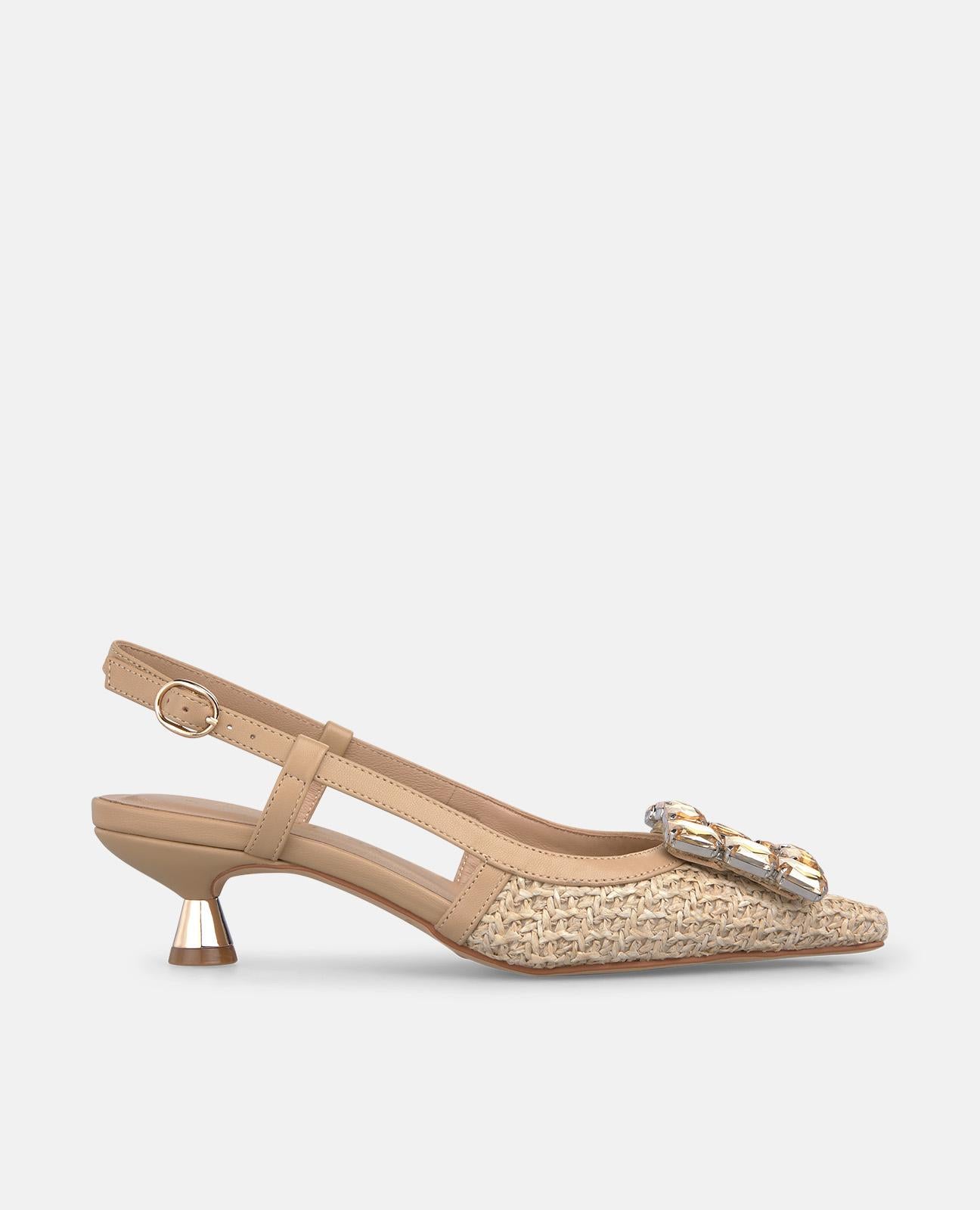 SAPATO SEM SALTO EM RAFIA