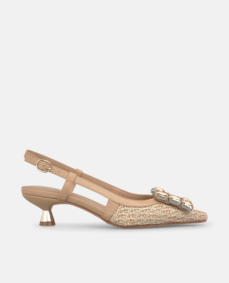 SAPATO SEM SALTO EM RAFIA