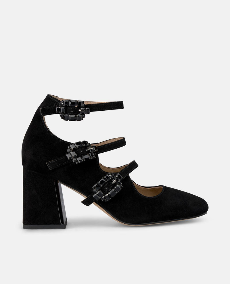 SCARPA CON TACCO E FIBBIE