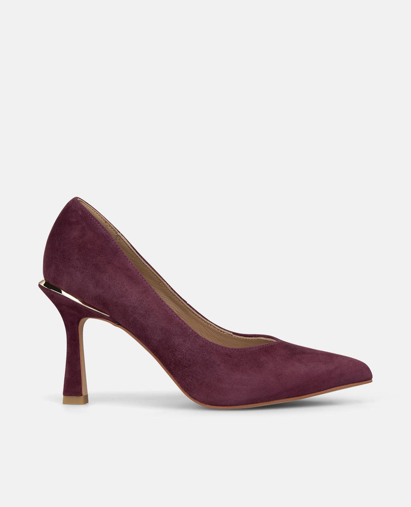 SCARPA CON TACCO A SPILLO IN PELLE