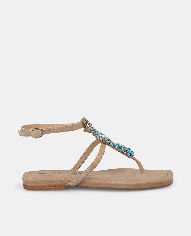 SANDALIA DETALLE MAR PEDRERÍA