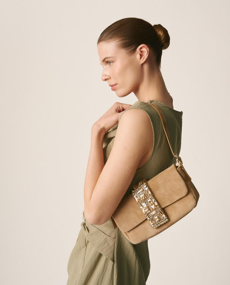 BOLSO DE HOMBRO DETALLE PEDRERÍA