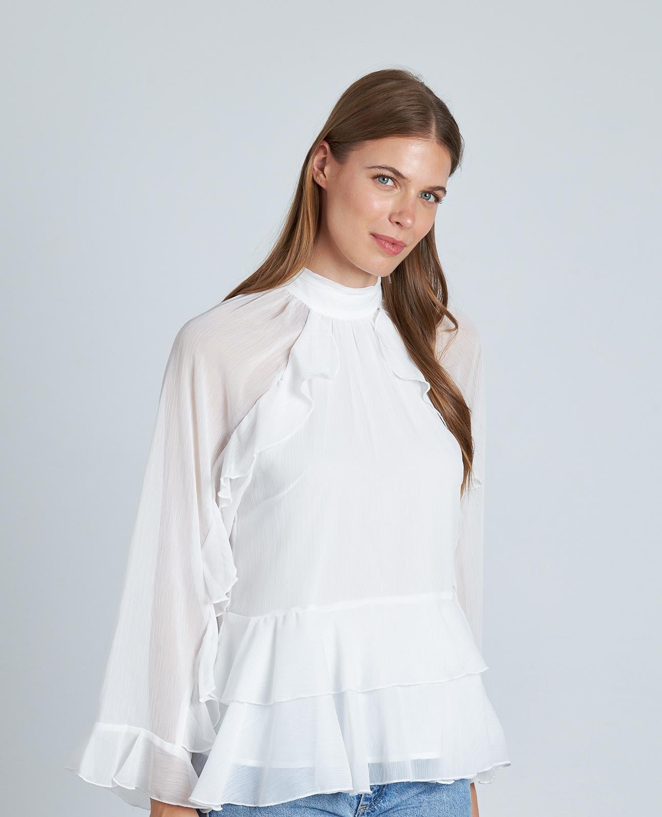 BLUSA VOLANTES LARGA