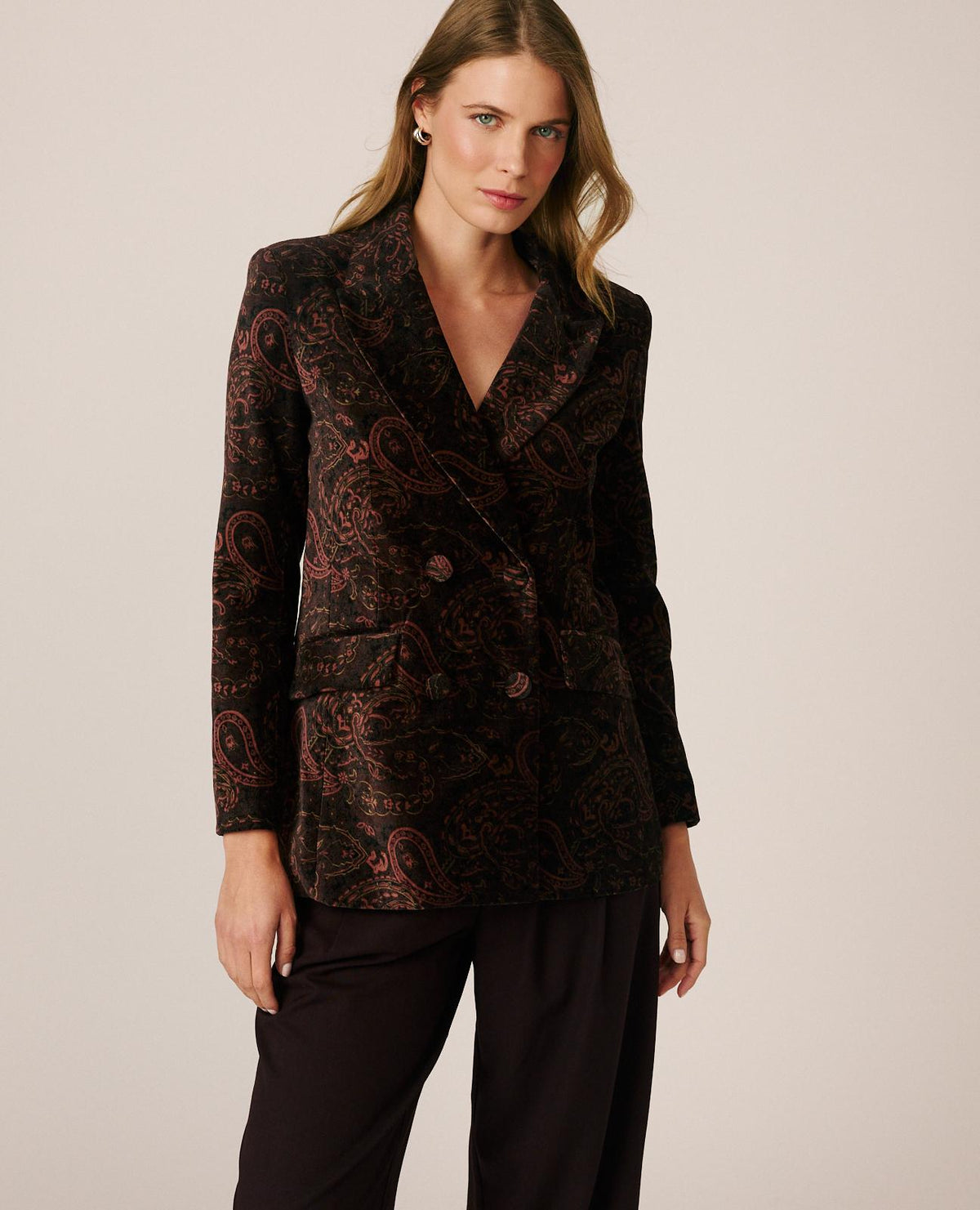 BLAZER TERCIOPELO PAISLEY