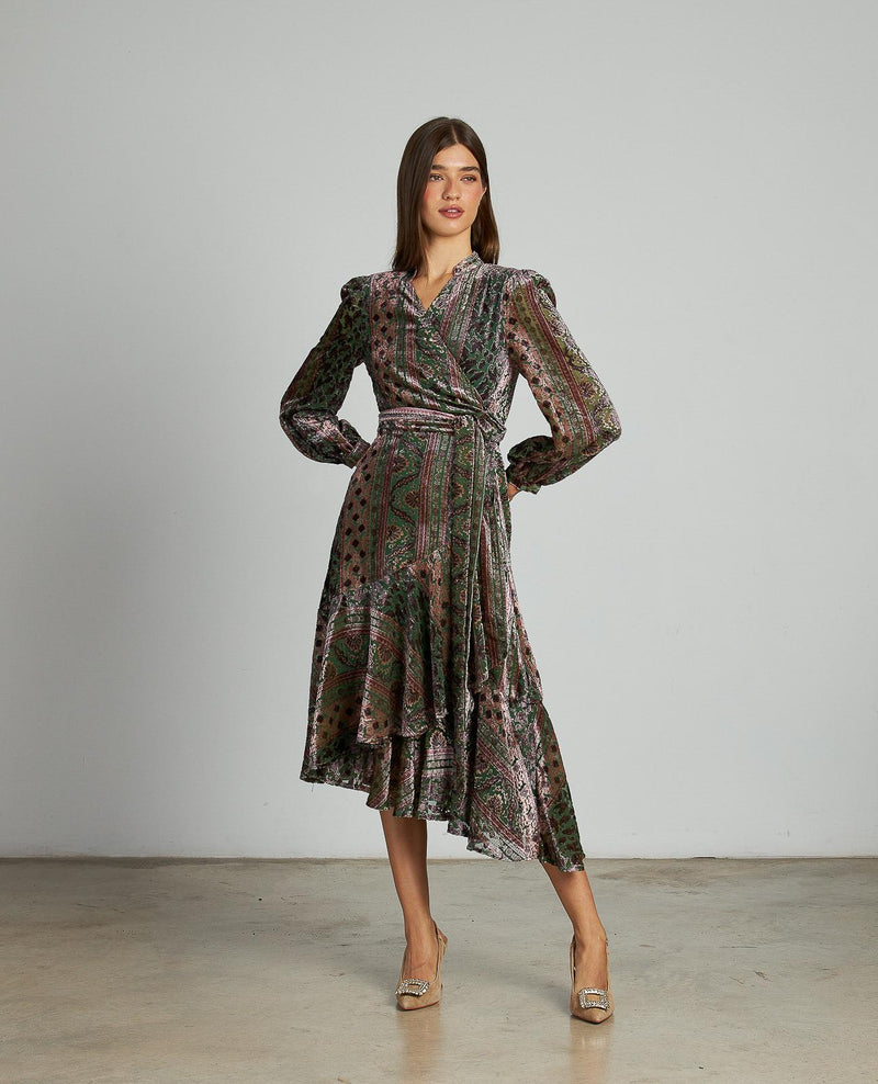 VESTIDO MIDI TERCIOPELO