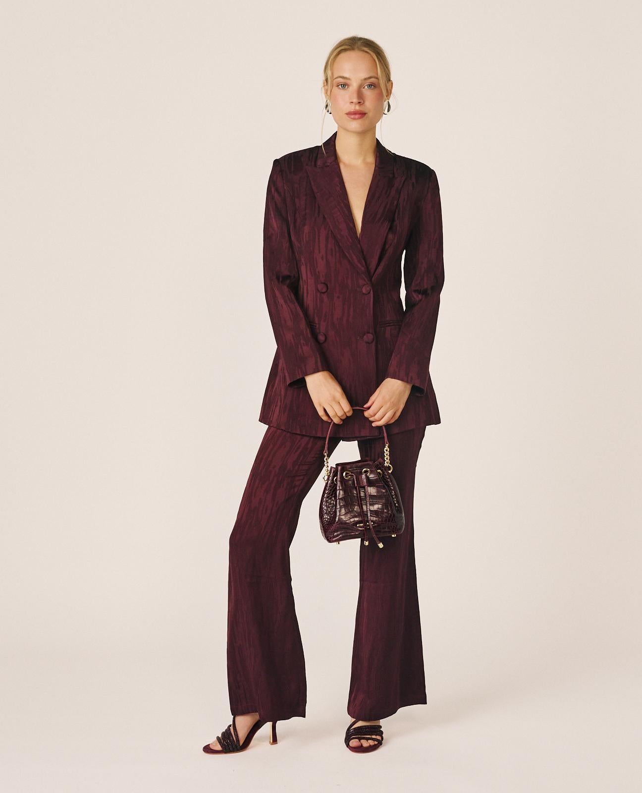 PANTALÓN FLARE JACQUARD