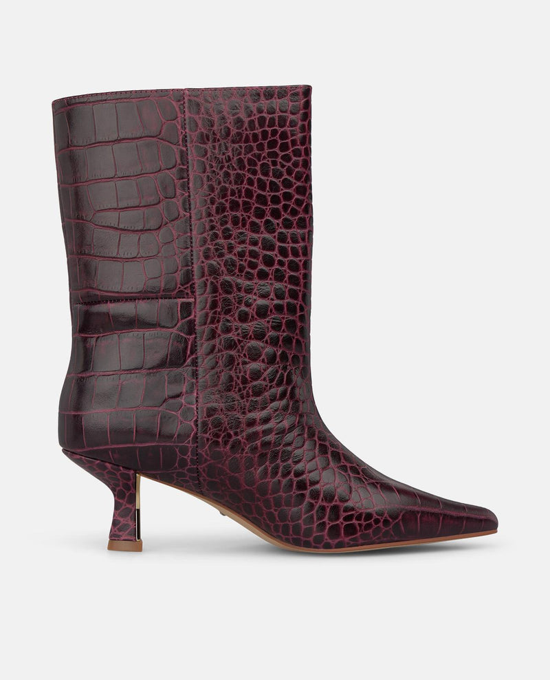 BOTÍN DE PIEL ANIMAL PRINT