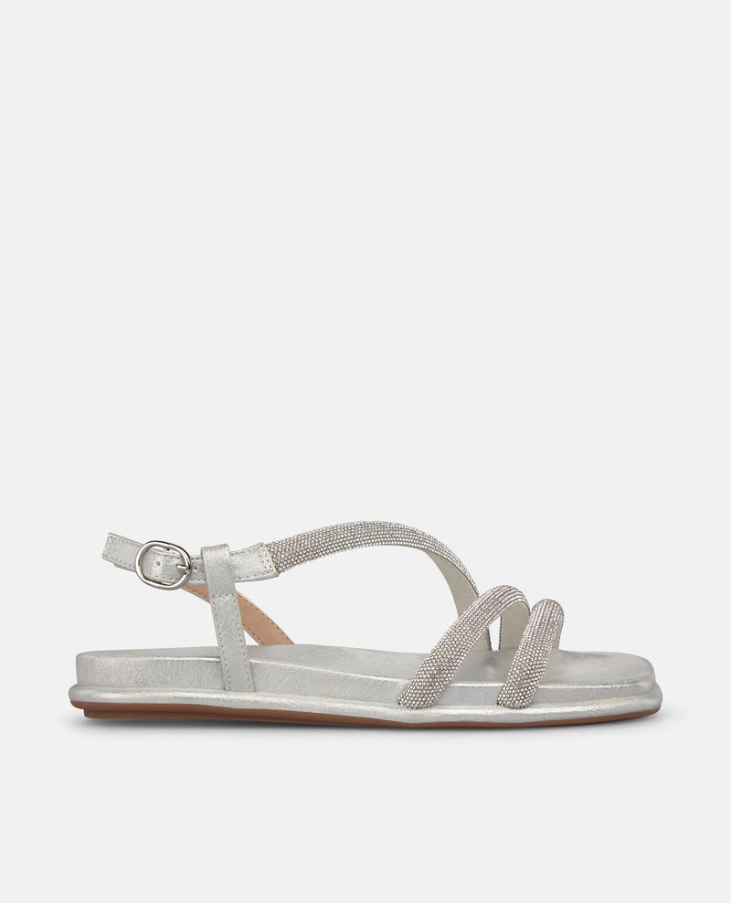 SANDALIA PLANA TIRA MULTIPLE