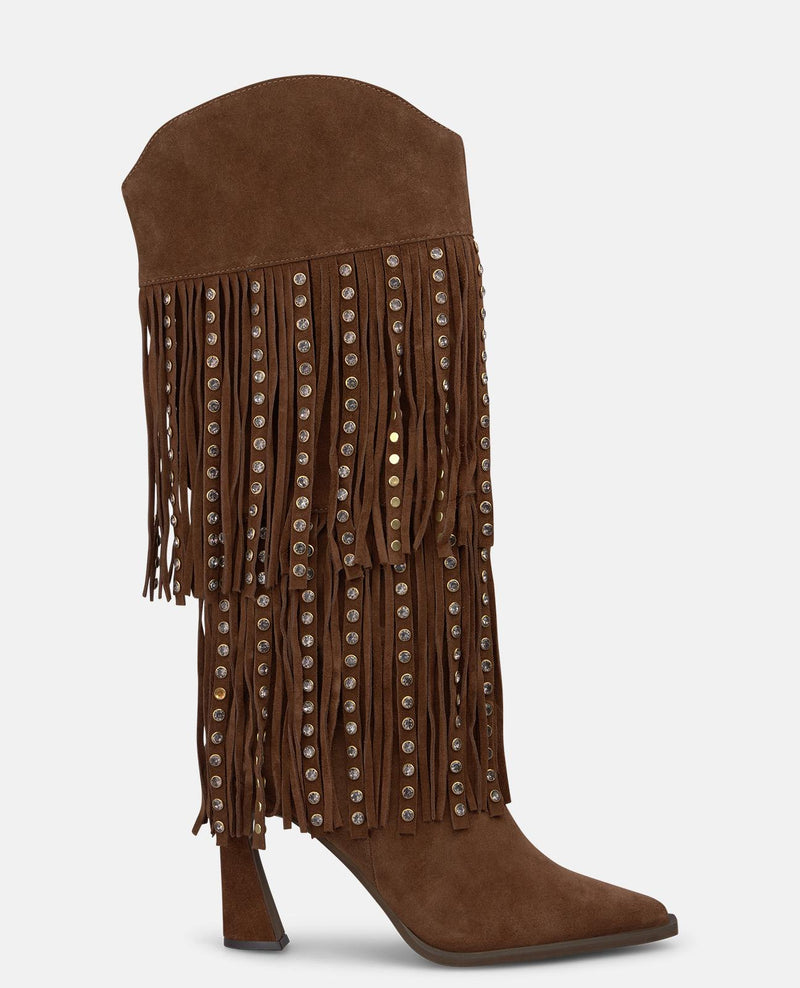 BOTA COWBOY DE ANTE CON FLECOS