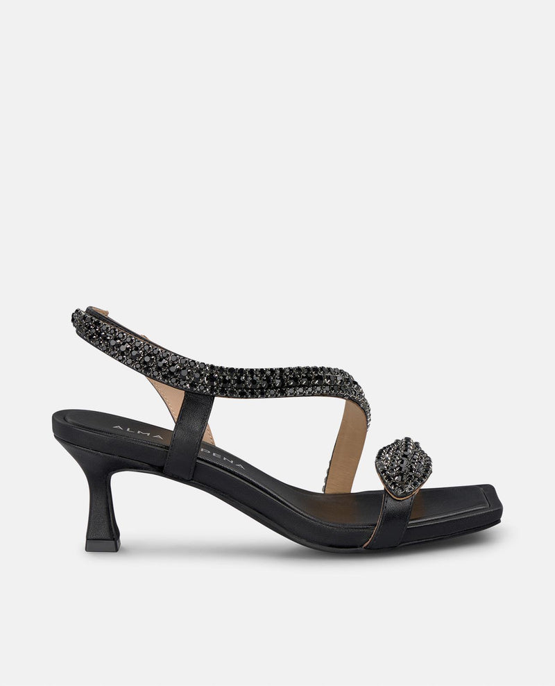 SANDÁLIA COM SALTO DE COBRA MINI