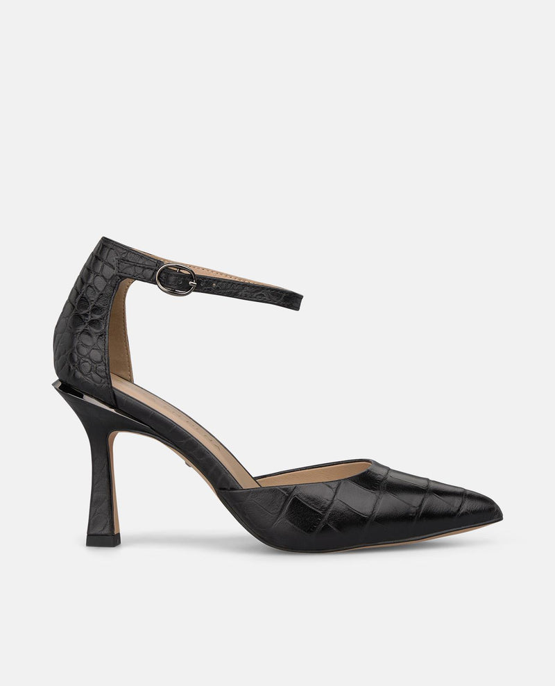 ZAPATO TACÓN PIEL CON PULSERA