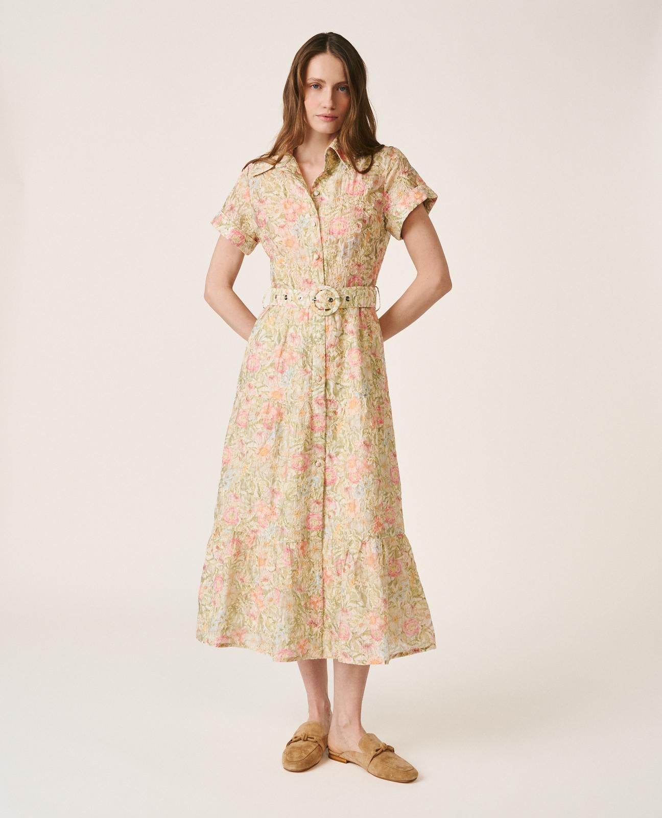 VESTIDO CORTE CINTURA