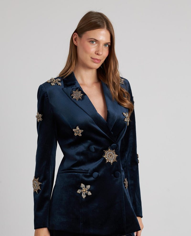 BLAZER TERCIOPELO ABALORIOS