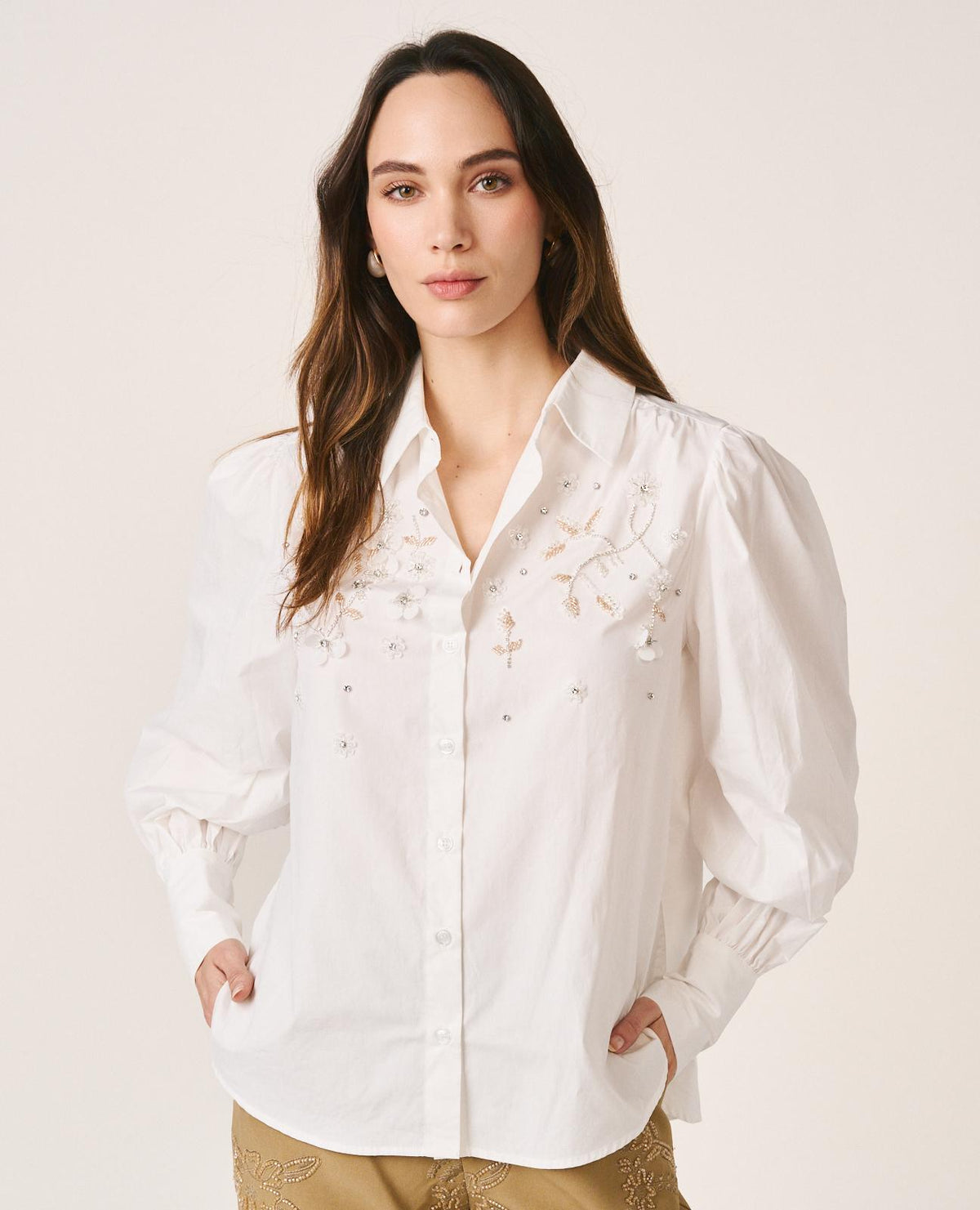 CAMISA ADORNO PEDRERÍA