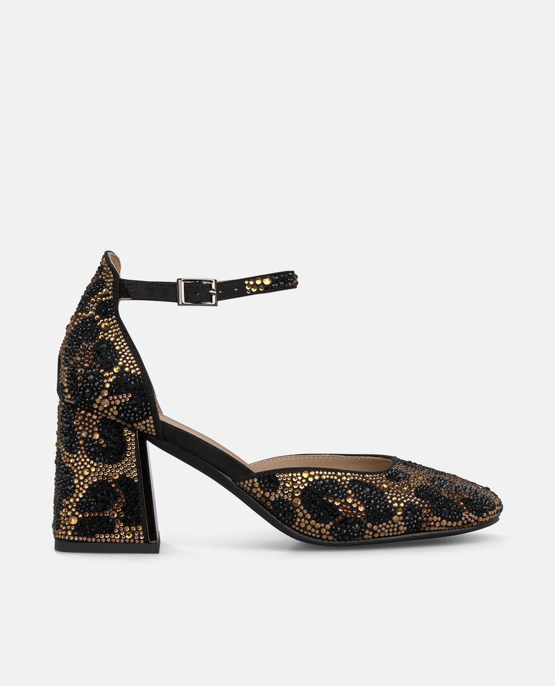 ZAPATO LEOPARDO PEDRERÍA