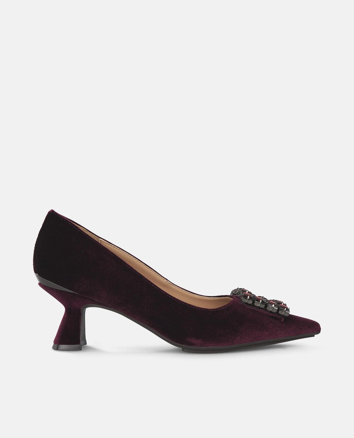 ZAPATO DETALLE CUADRADO TACÓN