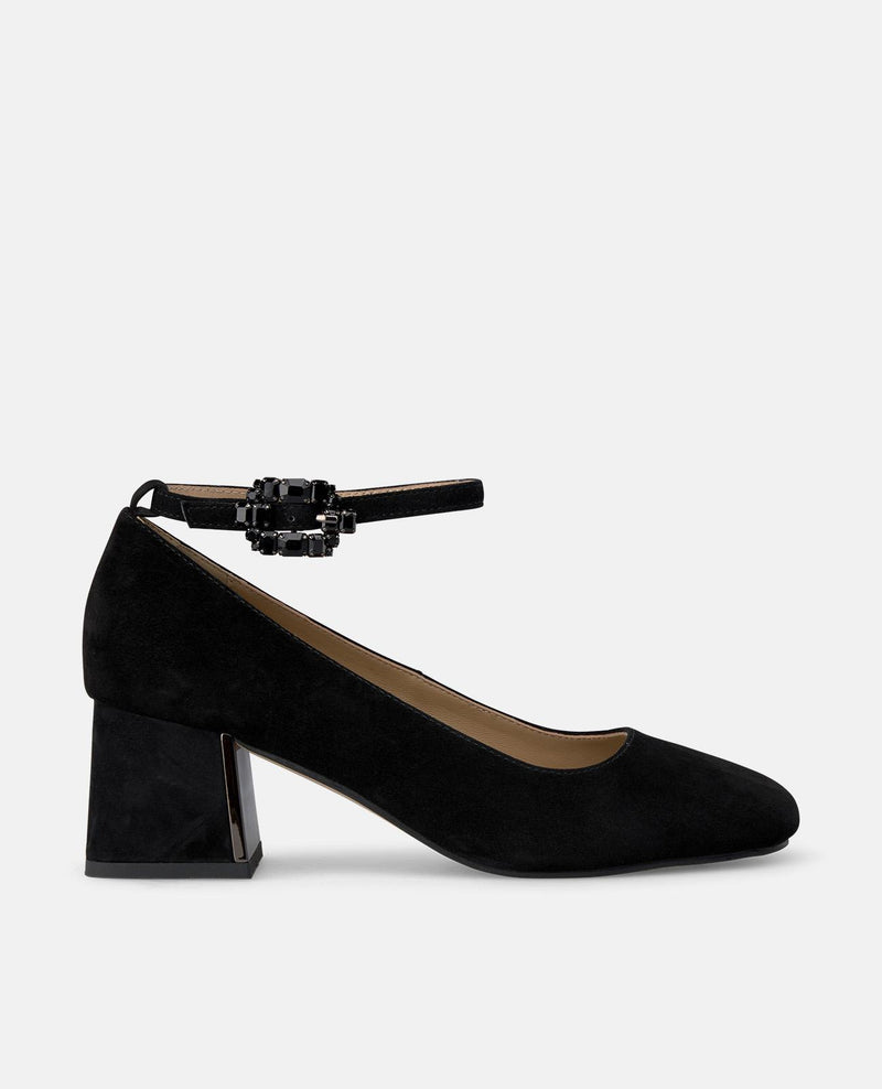 SCARPA CON FIBBIA E STRASS